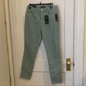 Nine West Skinny Ankle Jeans - Soft Moss